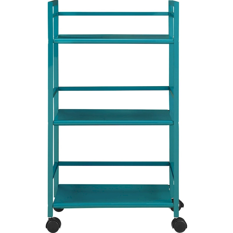 Emerald 3 Shelf Metal Rolling Utility Cart