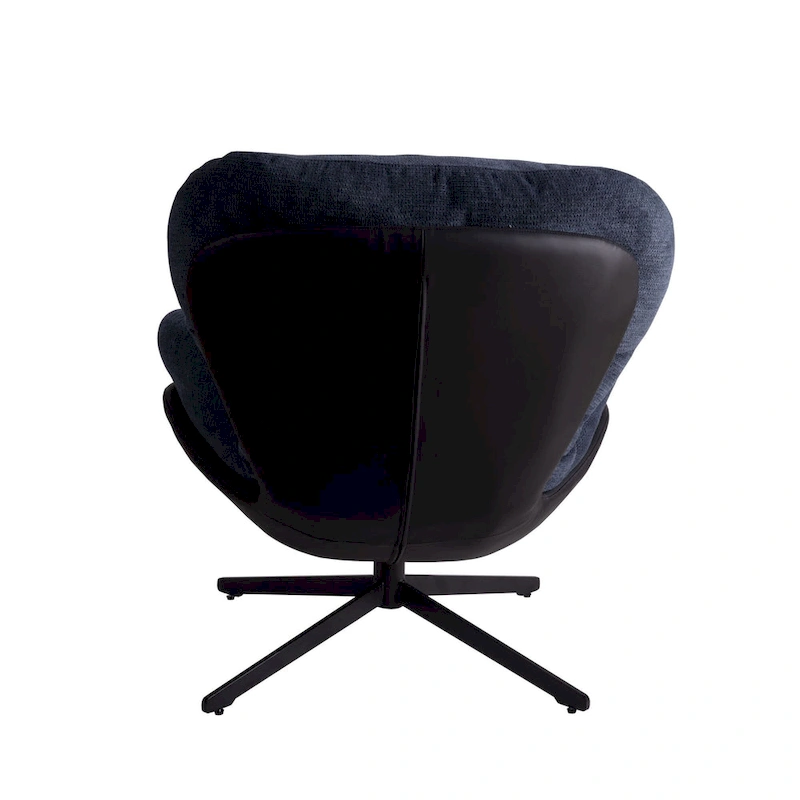 Swivel Accent Chair,Lounge Chair with Metal Base Frame,Comfy Single Leisure Sofa Chair Reading Chair with 360 Degree Swiveling