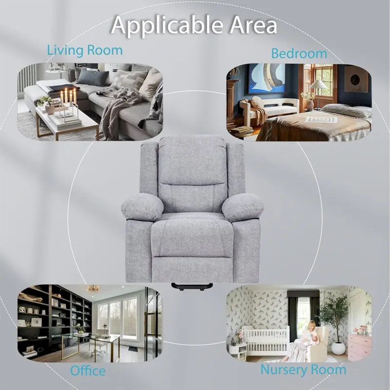 Electric Massage Power Recliner Chair, Multi-function Lifting, Timing