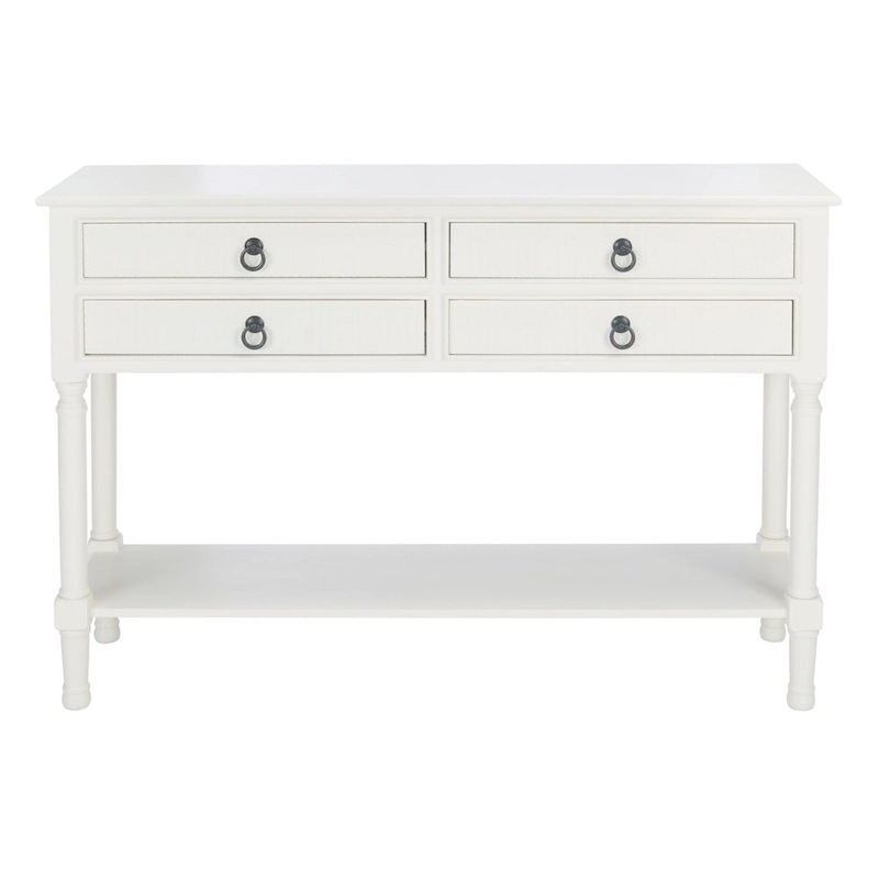 SAFAVIEH Artelia 4-Drawer Console Table - 42 W x 13 L x 29.5 H - 42Wx13Dx30H