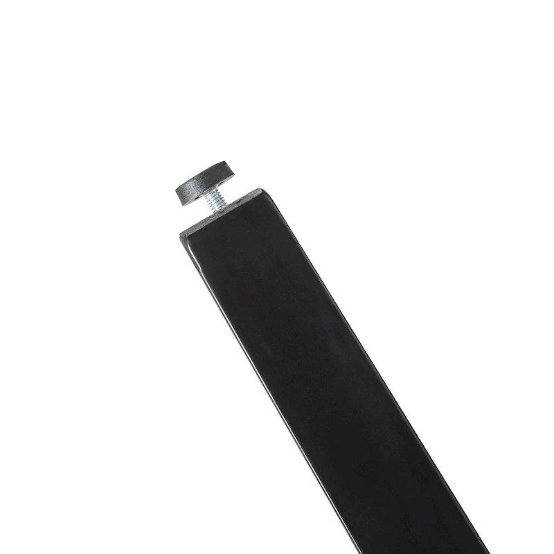 Glitzhome 38H Set of 2 High Back Linen Fabric Studded Dining Chairs with Footpads