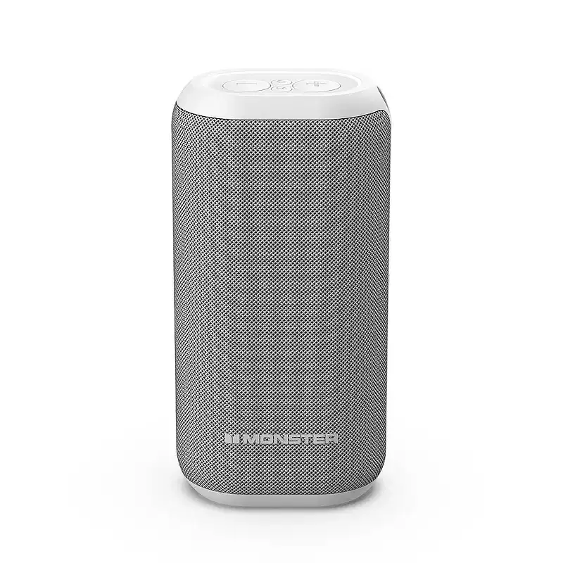 Monster DNA MAX Portable Bluetooth Speaker with Qi Wireless Charging - White (2MNBD1116W9L2)