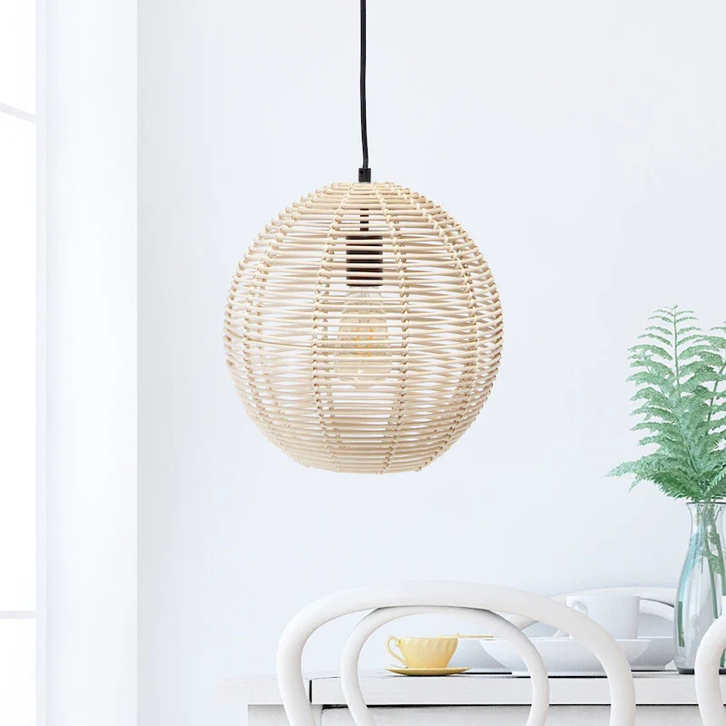 60 in. 1 Light Natural Globe Pendant