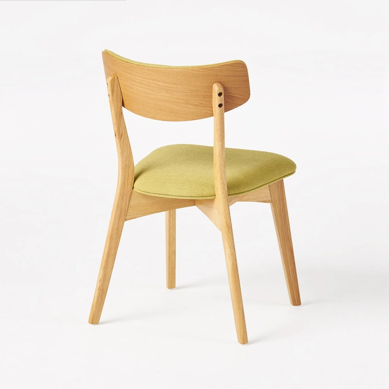 Chazz Mid-Century Modern Upholstered Rubberwood Dining Chairs (Set of 4) by Christopher Knight Home