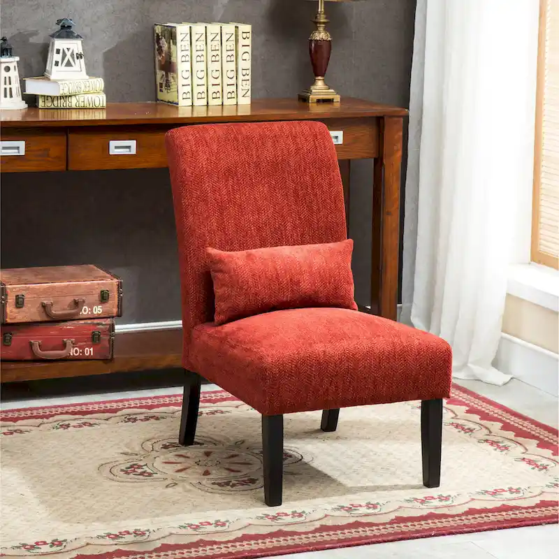 31.75 High Back Polyester Accent Chair