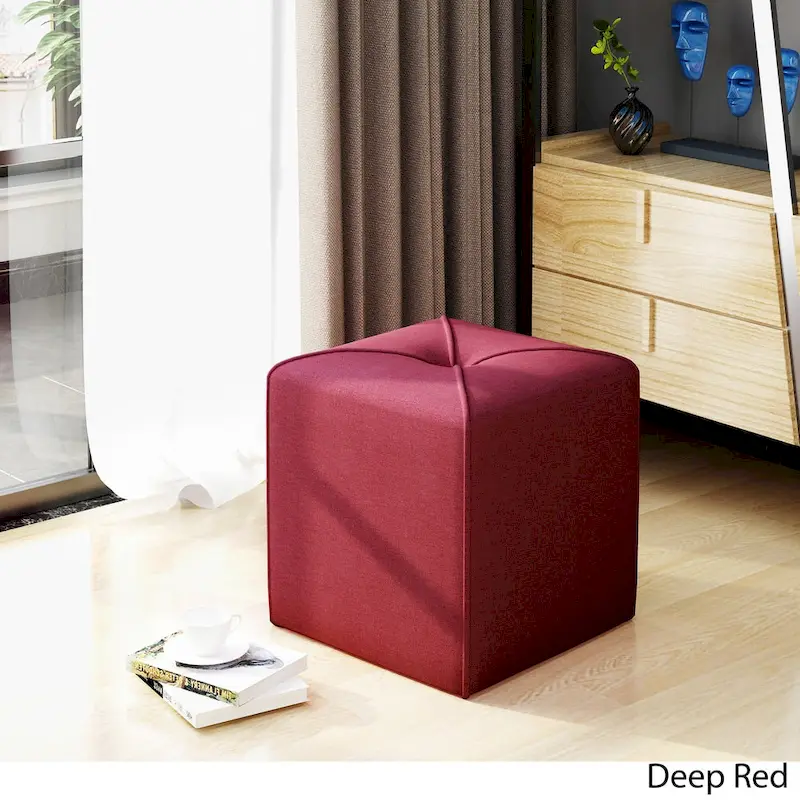 Kenyon Fabric Square Ottoman by