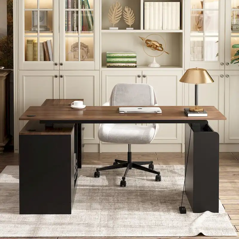 63W Versatile Standing Desk Aesthetic with Height Customization Table