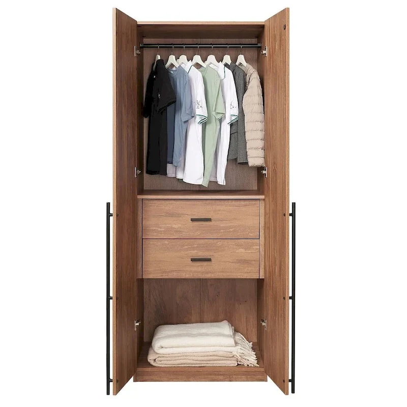 Freestanding Wardrobe Closet Armoire