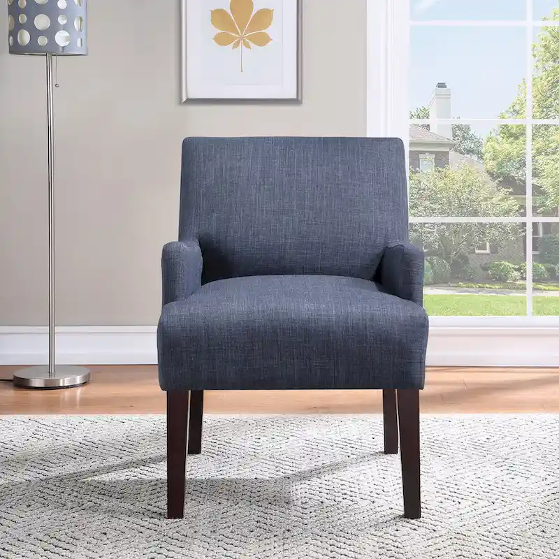 OSP Home Furnishings Main Street Accent Chair in Woven Fabric