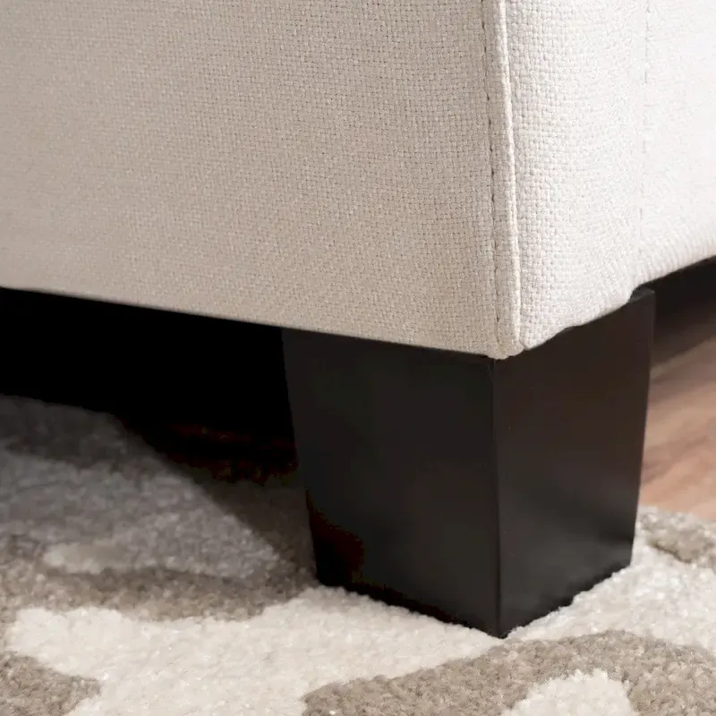 Costello Upholstered Tufted Fabric Queen Bed Set by Christopher Knight Home