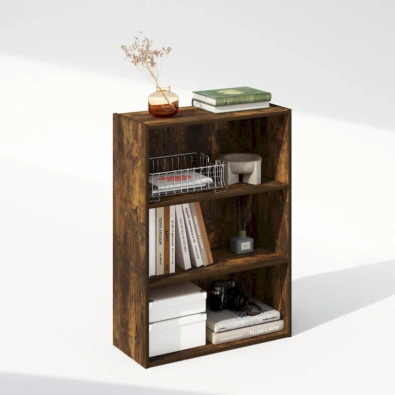 Furinno Simple Open Shelf, Bookcases, 3-Tier