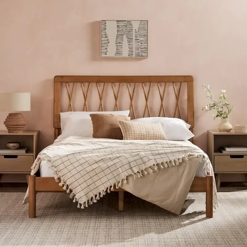 Middlebrook Designs X Spindle Solid Wood Full Bed