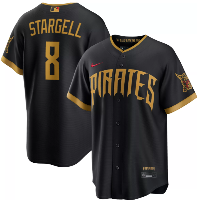Pittsburgh Pirates Willie Stargell #8 2026 City Connect Stadium Jersey