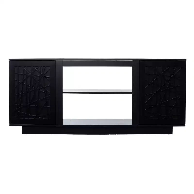 Delgrave Media Console with Storage - Black - SEI
