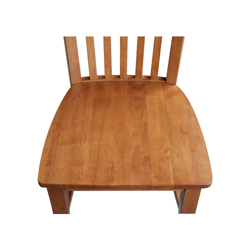 International Concepts Solid Wood Cosmo Tall Mission Chairs, Set of 2