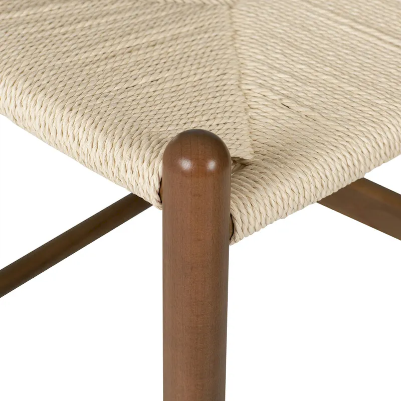 Weave 23.5 Seat Height Counter Stool - Solid Wood with Woven Seat