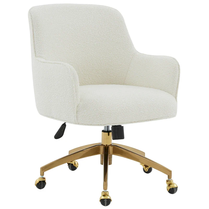 Couture Gregg Adjustable Swivel Desk Chair - 26.5  W x 27.8  L x 33.3  H - 26Wx28Dx35H