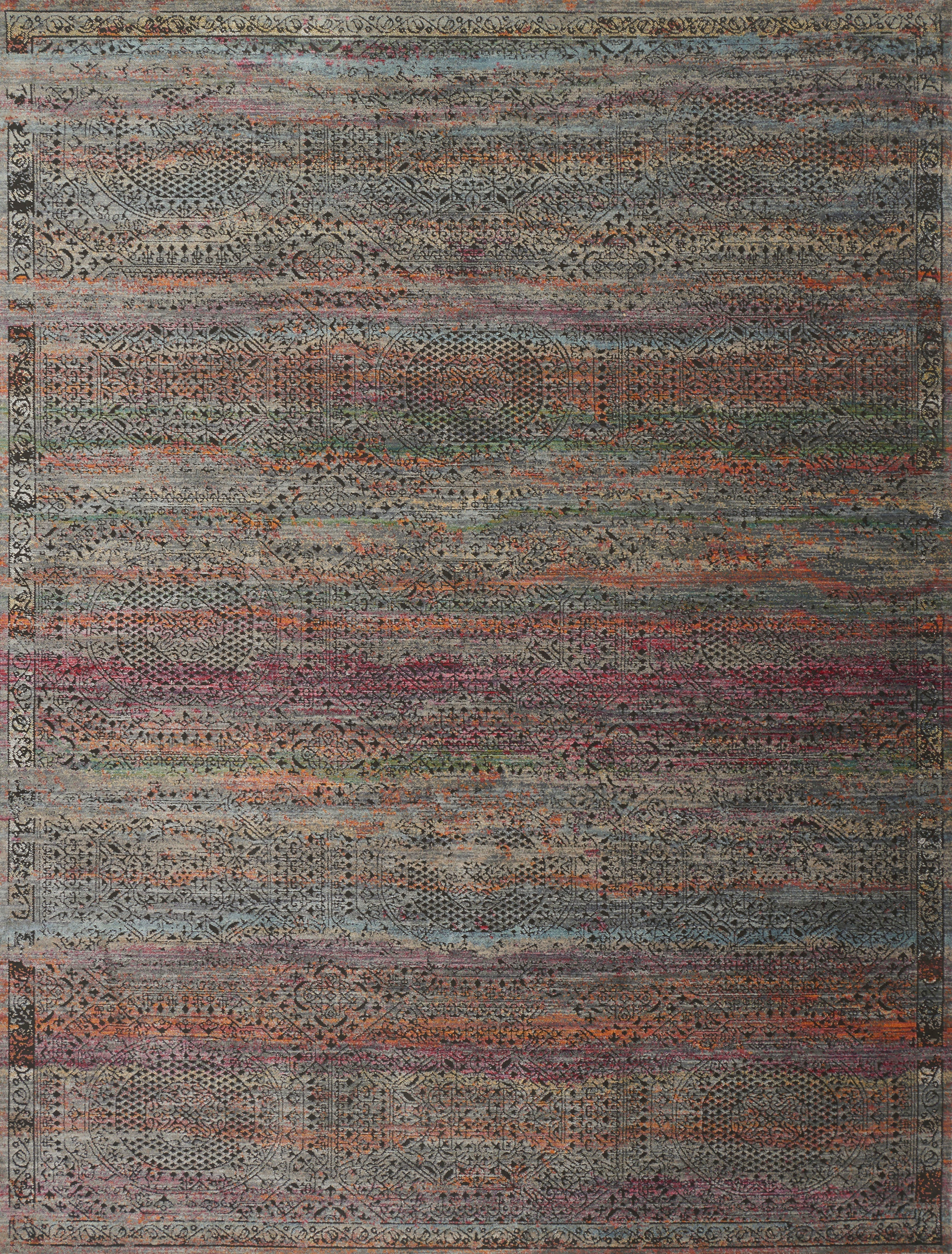 Javari Charcoal Sunset Rug