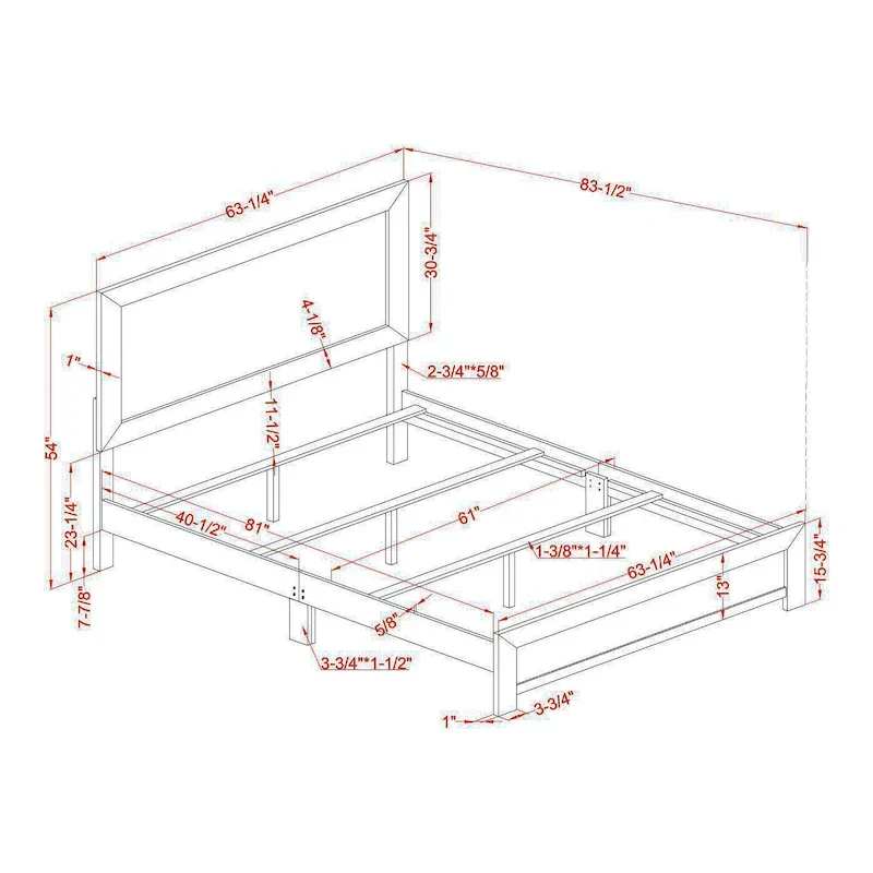 Furniture of America Greer Rustic Walnut Panel Wood Bed