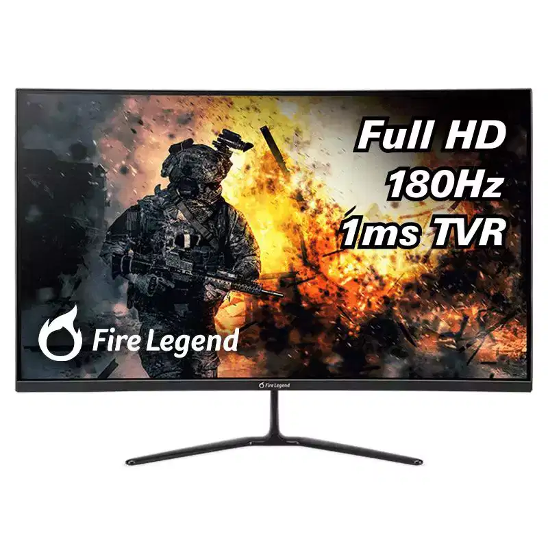 Refurbished AOpen 31.5 Fire Legend Full HD LED Monitor 16:9 VA 1920 x 1080 250Nit 1ms Speakers HDMI DisplayPort 32HC5QR S3 - Manufacturer Refurbished