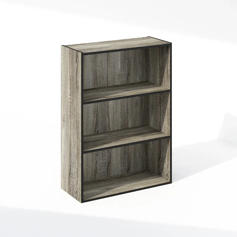 Furinno Simple Open Shelf, Bookcases, 3-Tier