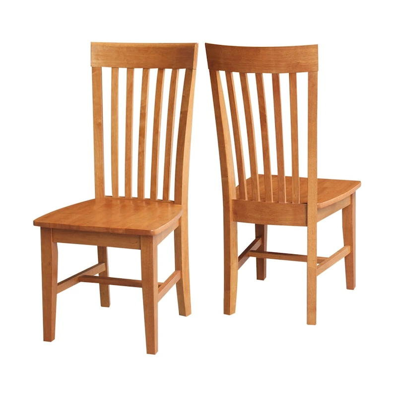 International Concepts Solid Wood Cosmo Tall Mission Chairs, Set of 2