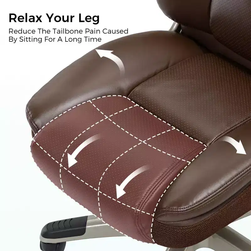 EUREKA ERGONOMIC Galene, Faux Leather Office Chair