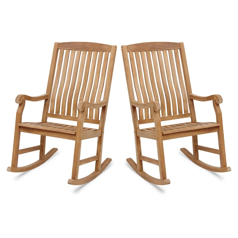 Cambridge Casual Cambria Teak Outdoor Rocking chair Set of 2