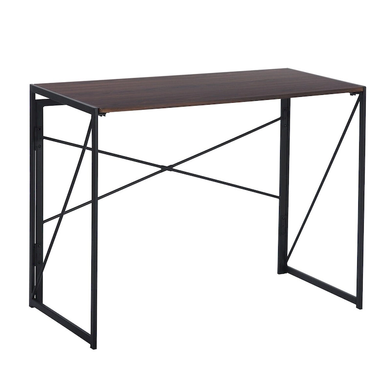 HomyLin 39 Simple Folding Study Writing Desk, No Assembly Required