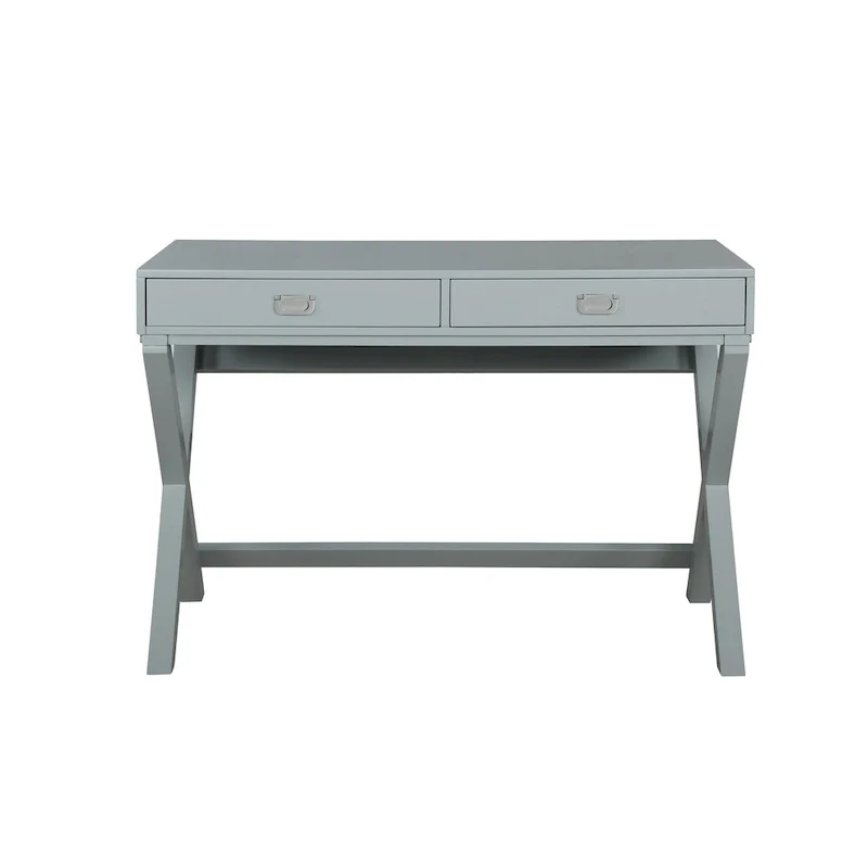 Poppy X-Frame Writing Desk with Drawers