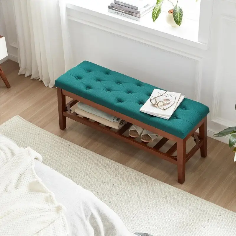 Shoe Bench Entryway - 43.3 D x 14 W x 18 H