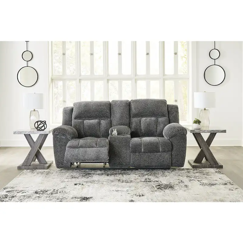 Frohn Double Reclining Loveseat with Console - 80W x 40D x 42H