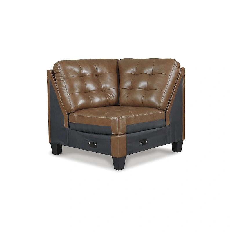 Signature Design by Ashley Baskove Brown 3-Piece Sectional - 100 W x 100 D x 39 H