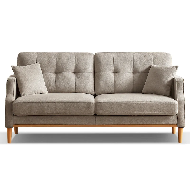 Tufted Loveseat with USB Outlet - 3 Seater