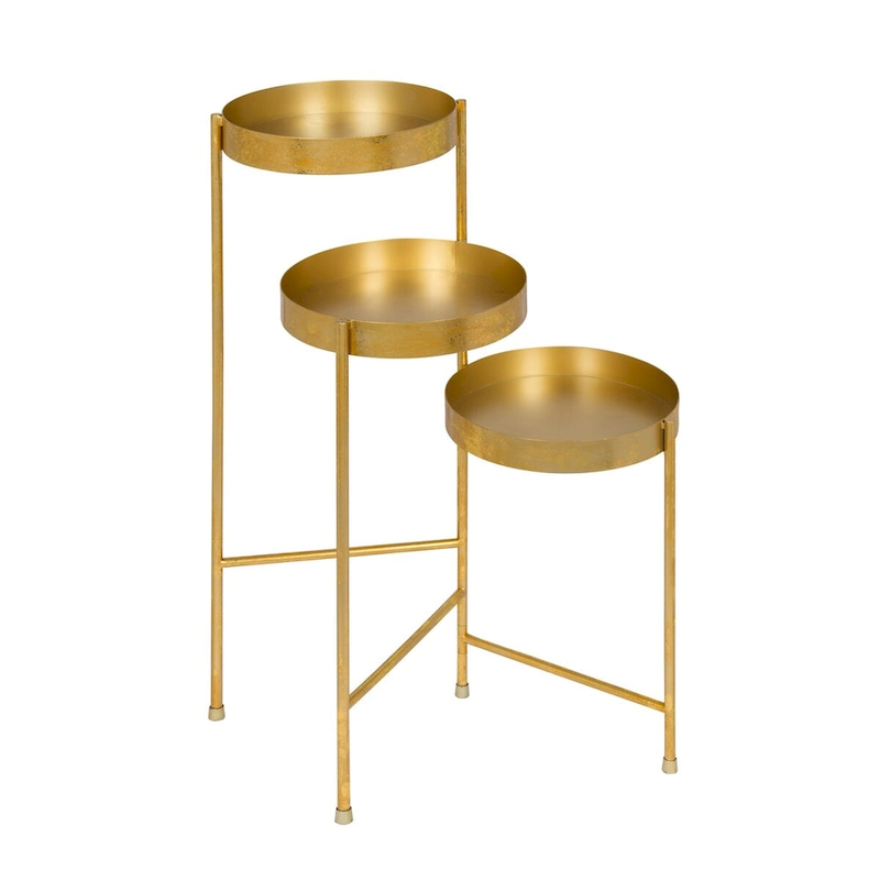 Kate and Laurel Finn Metal 3-tier Modern Plant Stand - 16x21x30