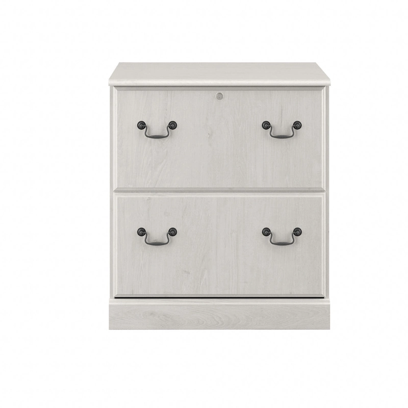 Bush Furniture Saratoga Lateral File Cabinet in Harvest Cherry