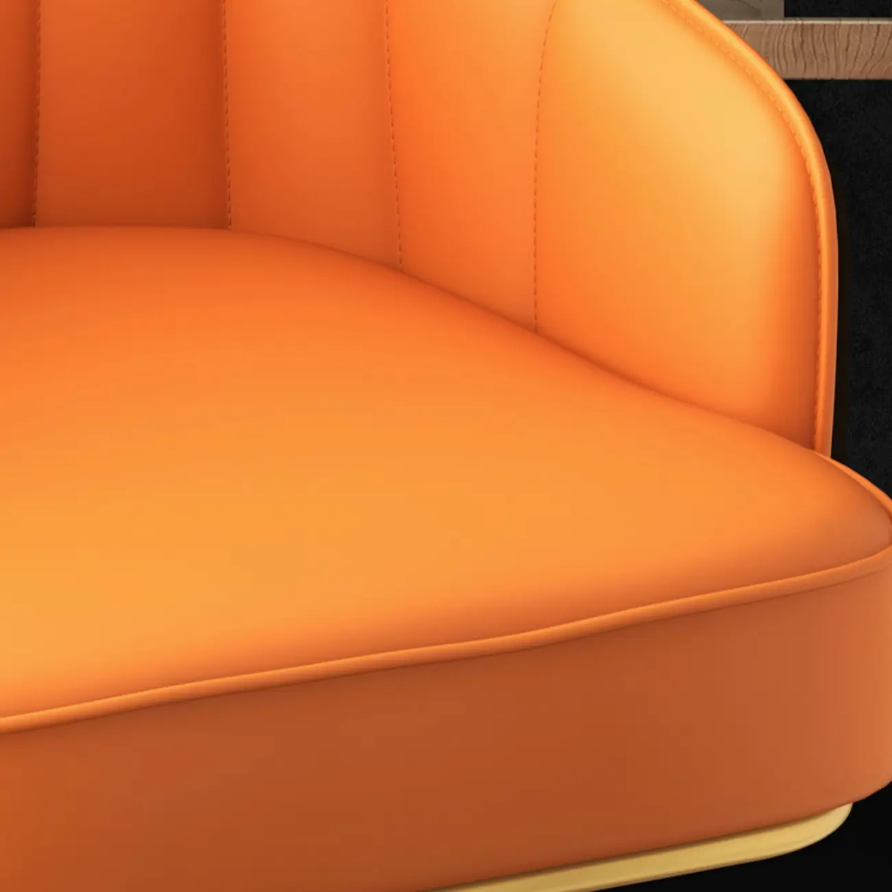 Modern Leather Swivel Adjustable Height Bar Stools