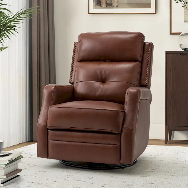 Beatriz Living Room Recliner with Metal Base