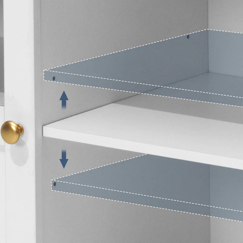 TV Stand Enterteinment Center Console with LED Lights - 59.7 in W * 22.6 in H * 16.1 in D