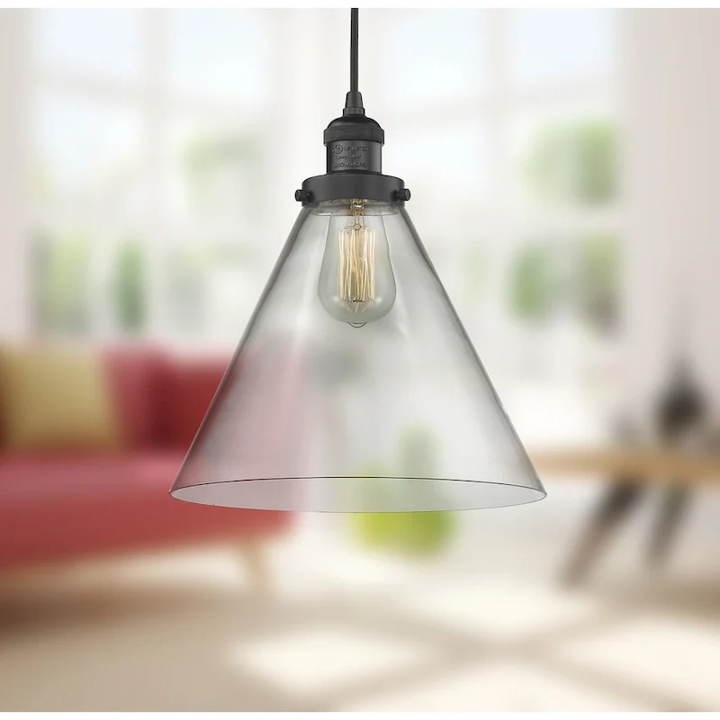 Innovations Lighting X-Large Cone Single Light 12  Wide Pendant