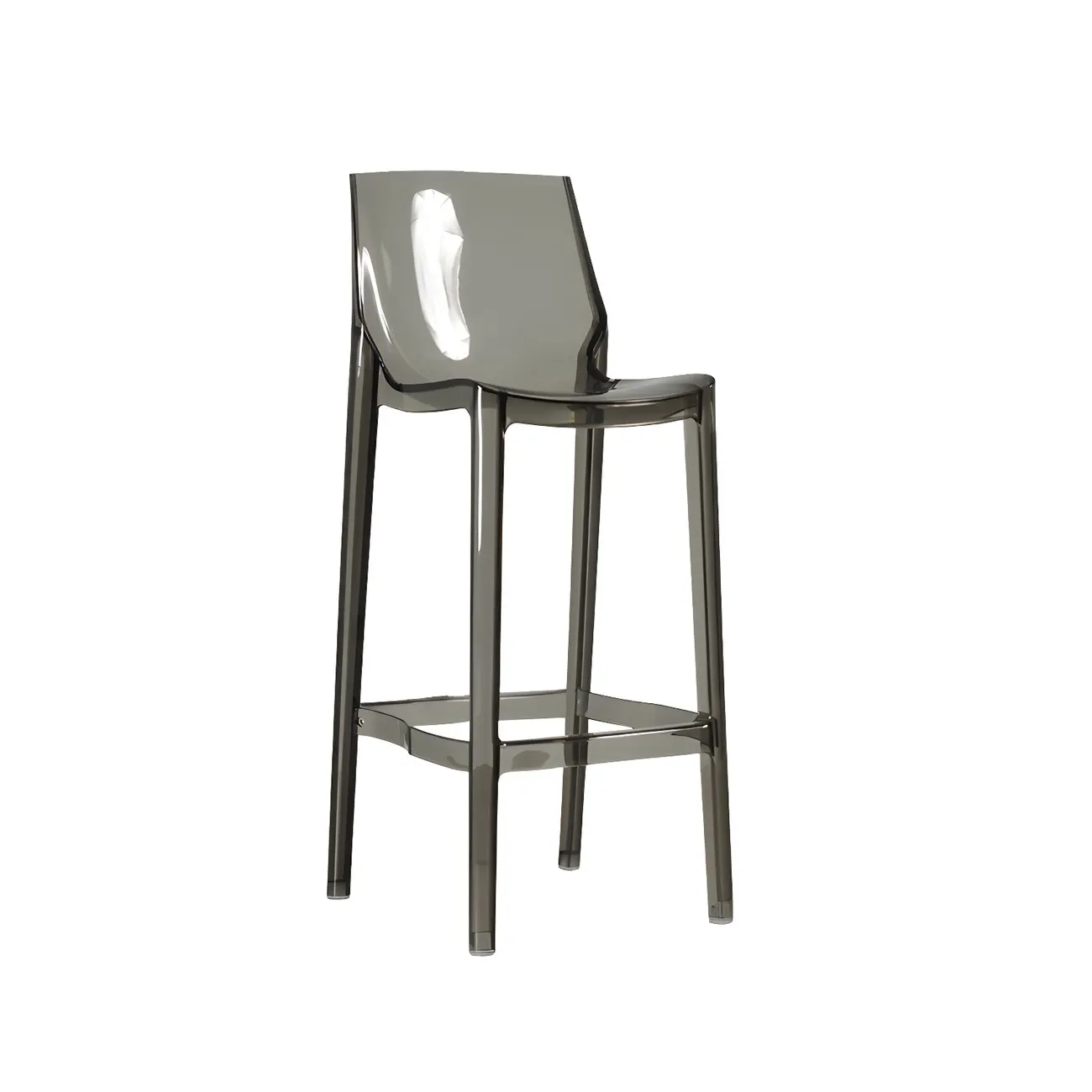 Modern Acrylic Vibrant Durable Colourful Sleek Bar Stool