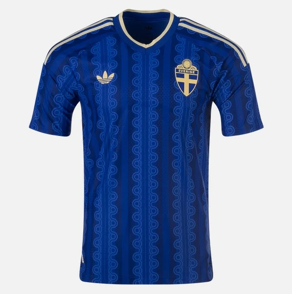 Sweden 26-27 Authentic Away Jersey