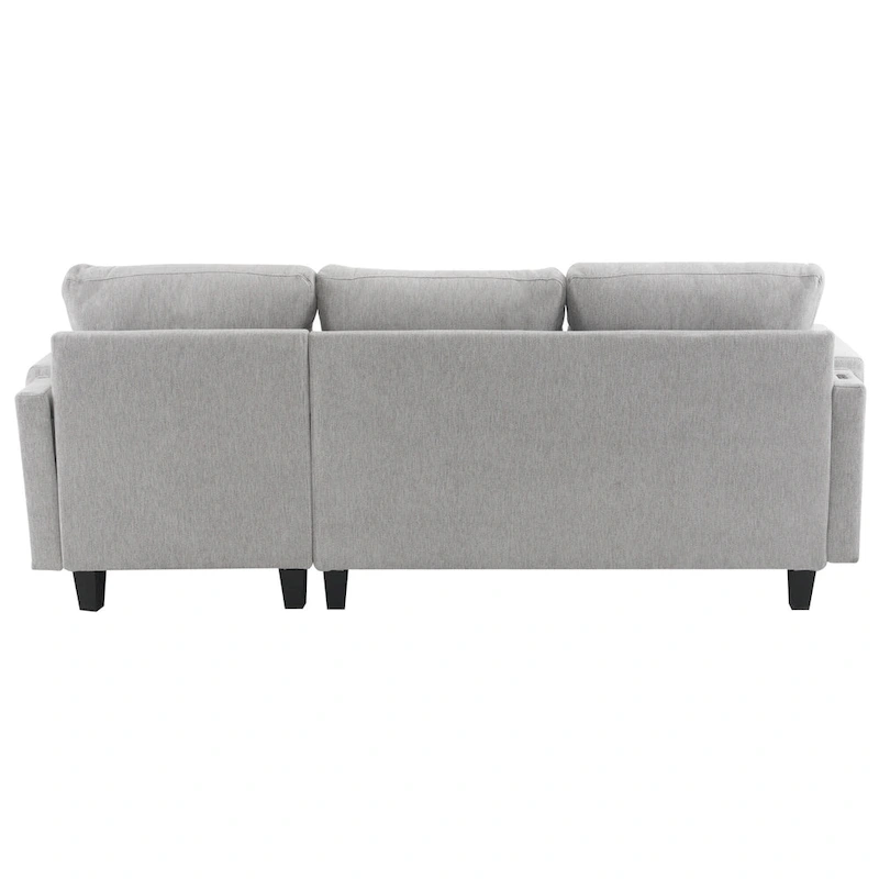 83.4inch L-shaped Sofa Sectional Couch Sofa Bed