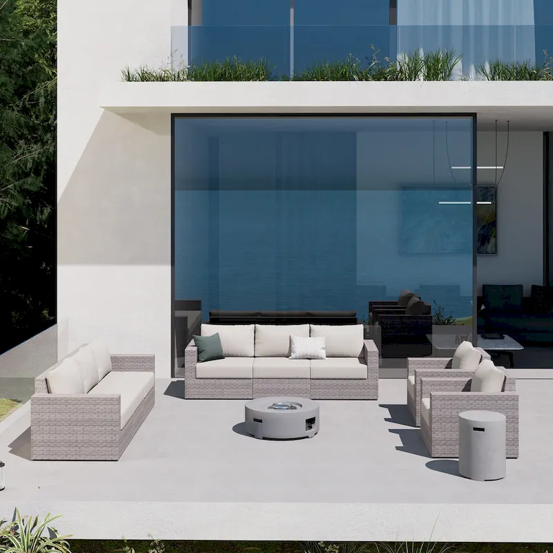 Avalon 10-Piece Fire Seating Set