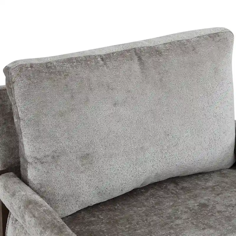 Mid-Century Modern 30  W Chenille Upholstered Accent Leisure Armchair