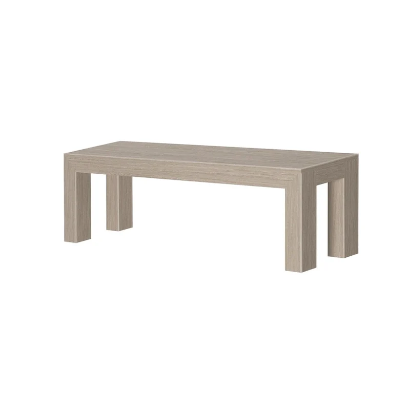 Plank and Beam Solid Wood Modern Dining Bench - 61
