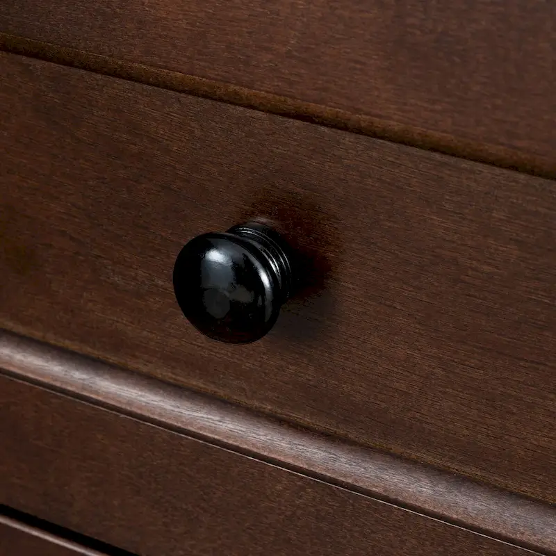 Wood spray-painted drawer dresser