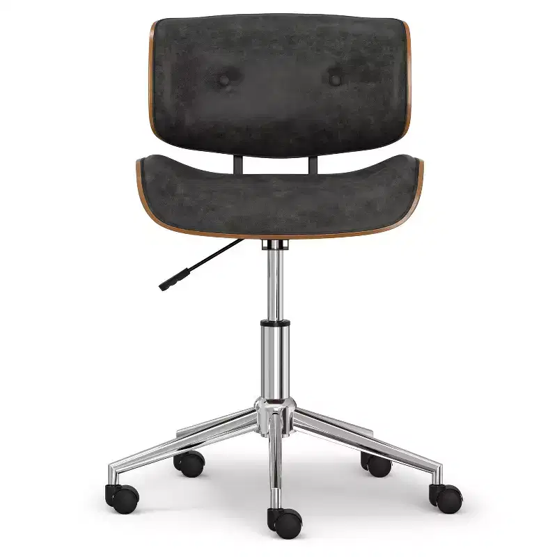HomeStock 43 in.H Adjustable Height White Foam Seat Material with Swivels Ergonomic Office Chairs