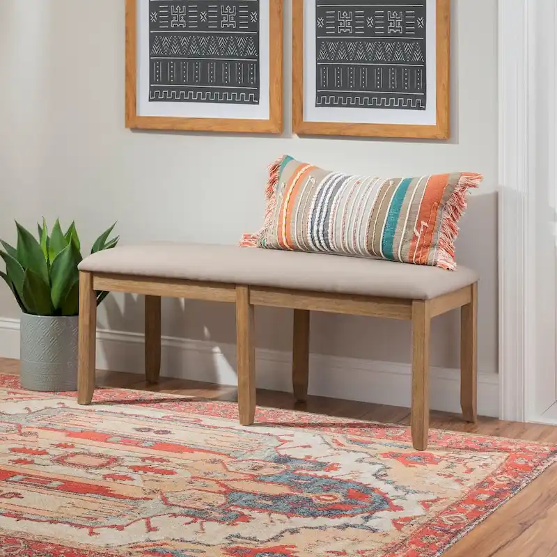 Jepson Boho Backless Dining Bench