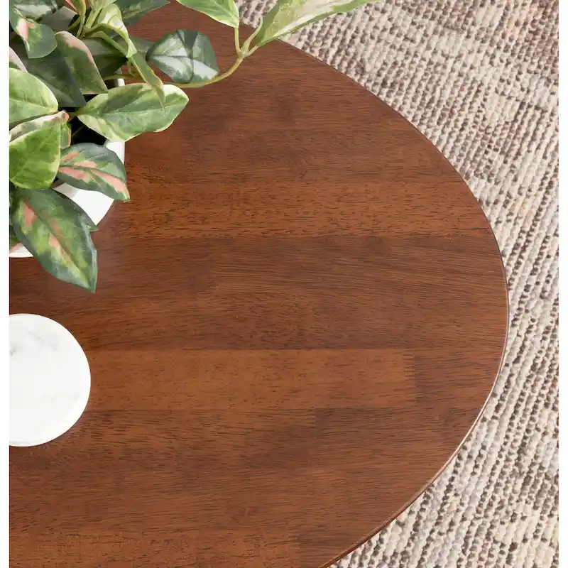 Kate and Laurel Nylah Oval Coffee Table